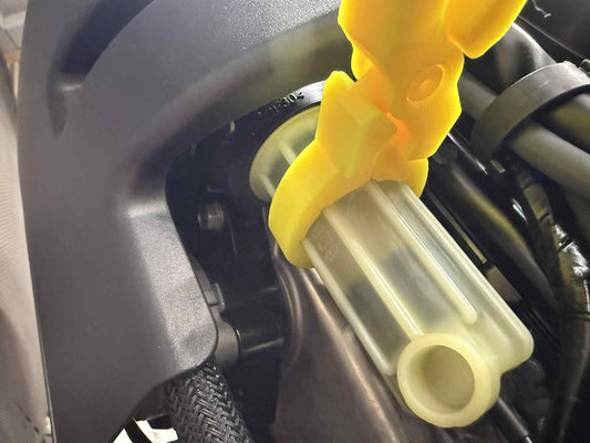 Fuel filter cup wrench for small yamaha outboards with sensor