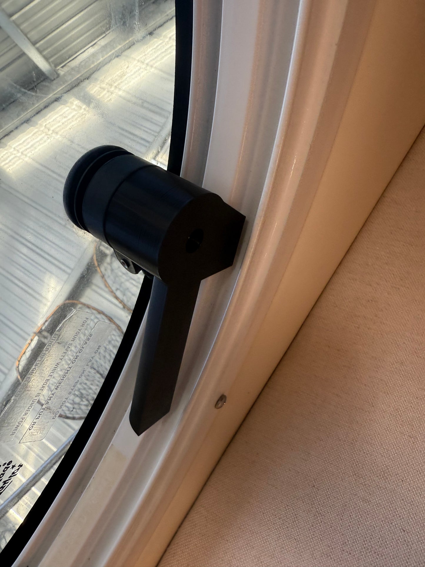 Bow hatch handles