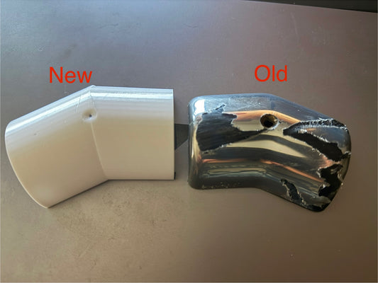 Stern trim transition cover