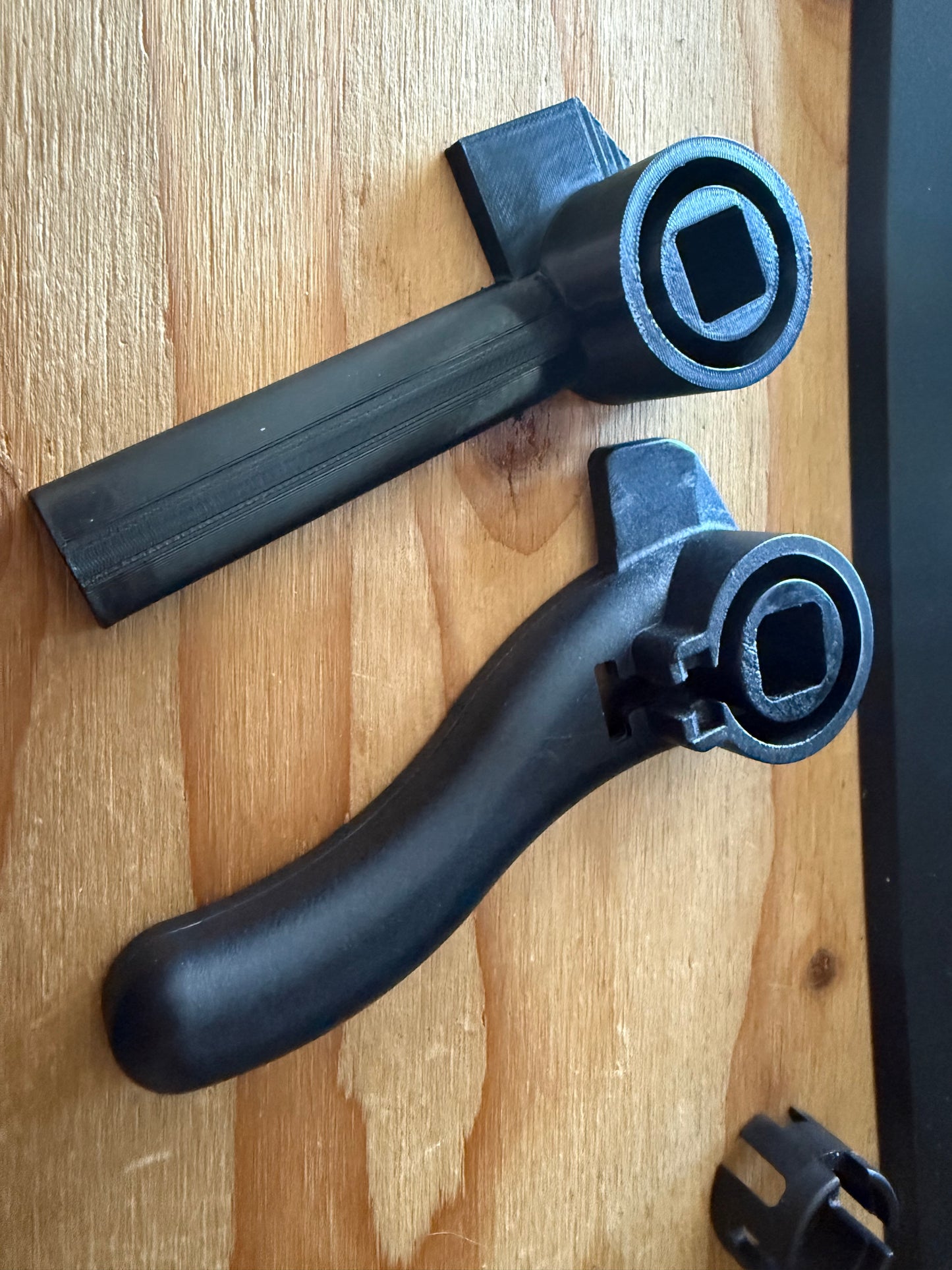Bow hatch handles